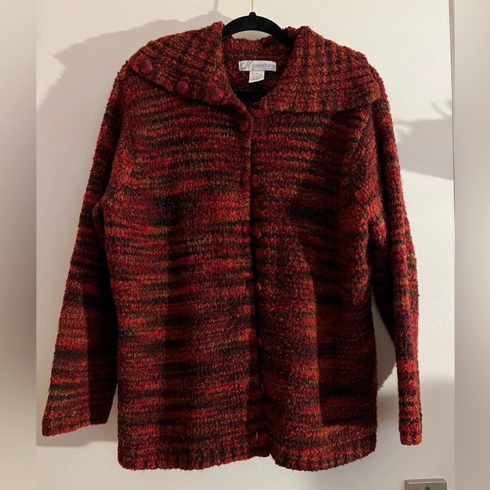 Dressbarn Autumn Textured Cardigan